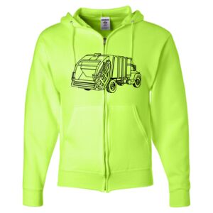 Unisex NuBlend® Full-Zip Hooded Sweatshirt Thumbnail