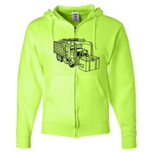 Unisex NuBlend® Full-Zip Hooded Sweatshirt Thumbnail