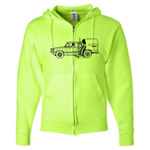 Unisex NuBlend® Full-Zip Hooded Sweatshirt Thumbnail