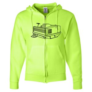 Unisex NuBlend® Full-Zip Hooded Sweatshirt Thumbnail