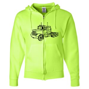 Unisex NuBlend® Full-Zip Hooded Sweatshirt Thumbnail