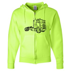 Unisex NuBlend® Full-Zip Hooded Sweatshirt Thumbnail