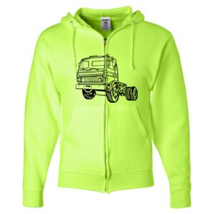 Unisex NuBlend® Full-Zip Hooded Sweatshirt Thumbnail