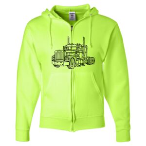 Unisex NuBlend® Full-Zip Hooded Sweatshirt Thumbnail