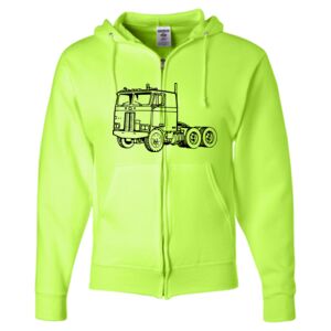 Unisex NuBlend® Full-Zip Hooded Sweatshirt Thumbnail