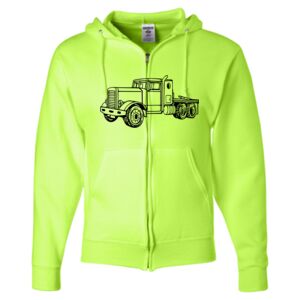 Unisex NuBlend® Full-Zip Hooded Sweatshirt Thumbnail