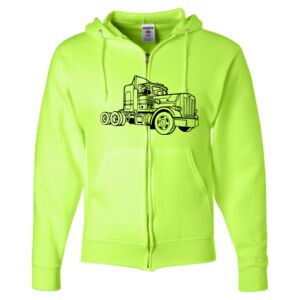 Unisex NuBlend® Full-Zip Hooded Sweatshirt Thumbnail