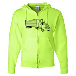 Unisex NuBlend® Full-Zip Hooded Sweatshirt Thumbnail