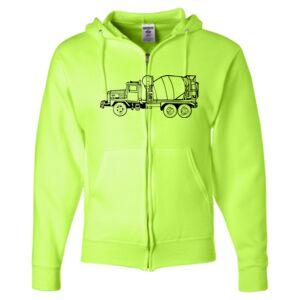 Unisex NuBlend® Full-Zip Hooded Sweatshirt Thumbnail