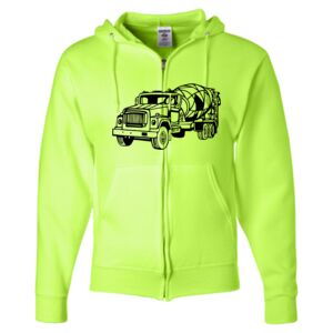 Unisex NuBlend® Full-Zip Hooded Sweatshirt Thumbnail