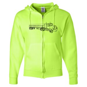 Unisex NuBlend® Full-Zip Hooded Sweatshirt Thumbnail