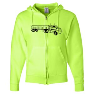 Unisex NuBlend® Full-Zip Hooded Sweatshirt Thumbnail