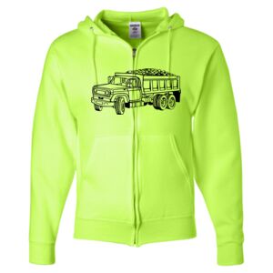 Unisex NuBlend® Full-Zip Hooded Sweatshirt Thumbnail