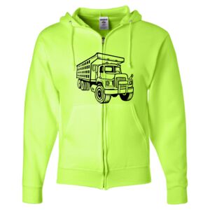 Unisex NuBlend® Full-Zip Hooded Sweatshirt Thumbnail