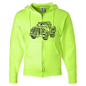 Unisex NuBlend® Full-Zip Hooded Sweatshirt Thumbnail