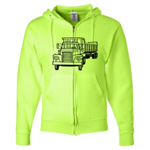 Unisex NuBlend® Full-Zip Hooded Sweatshirt Thumbnail