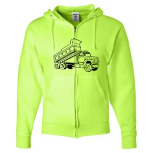 Unisex NuBlend® Full-Zip Hooded Sweatshirt Thumbnail
