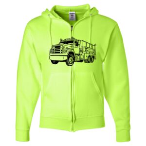 Unisex NuBlend® Full-Zip Hooded Sweatshirt Thumbnail