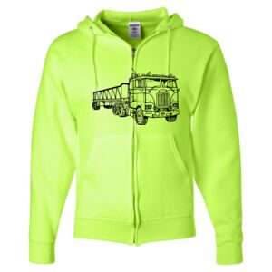 Unisex NuBlend® Full-Zip Hooded Sweatshirt Thumbnail