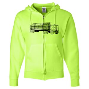 Unisex NuBlend® Full-Zip Hooded Sweatshirt Thumbnail