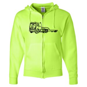 Unisex NuBlend® Full-Zip Hooded Sweatshirt Thumbnail