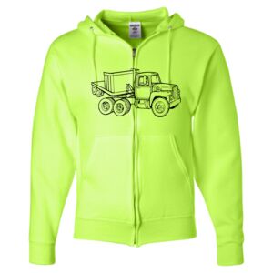 Unisex NuBlend® Full-Zip Hooded Sweatshirt Thumbnail