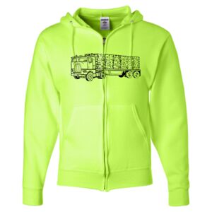 Unisex NuBlend® Full-Zip Hooded Sweatshirt Thumbnail