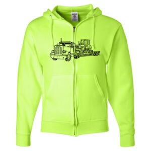 Unisex NuBlend® Full-Zip Hooded Sweatshirt Thumbnail