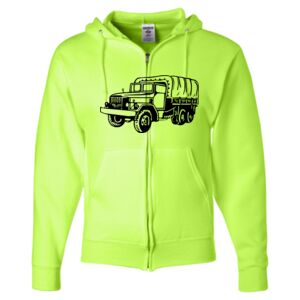Unisex NuBlend® Full-Zip Hooded Sweatshirt Thumbnail