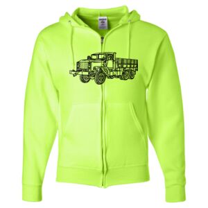 Unisex NuBlend® Full-Zip Hooded Sweatshirt Thumbnail