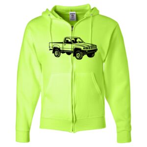 Unisex NuBlend® Full-Zip Hooded Sweatshirt Thumbnail