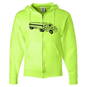 Unisex NuBlend® Full-Zip Hooded Sweatshirt Thumbnail