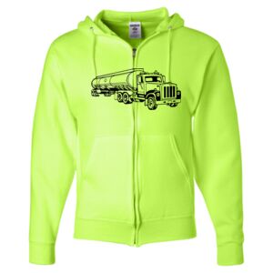 Unisex NuBlend® Full-Zip Hooded Sweatshirt Thumbnail