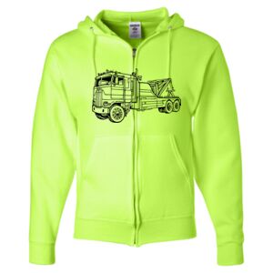 Unisex NuBlend® Full-Zip Hooded Sweatshirt Thumbnail