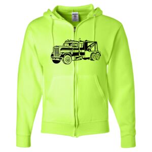 Unisex NuBlend® Full-Zip Hooded Sweatshirt Thumbnail