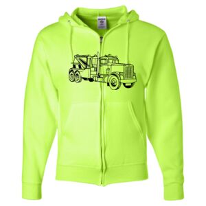 Unisex NuBlend® Full-Zip Hooded Sweatshirt Thumbnail