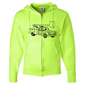 Unisex NuBlend® Full-Zip Hooded Sweatshirt Thumbnail