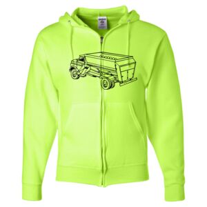 Unisex NuBlend® Full-Zip Hooded Sweatshirt Thumbnail