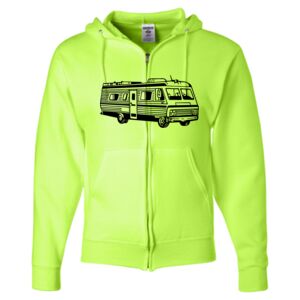 Unisex NuBlend® Full-Zip Hooded Sweatshirt Thumbnail