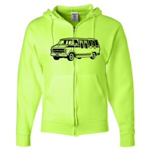 Unisex NuBlend® Full-Zip Hooded Sweatshirt Thumbnail