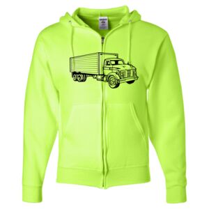 Unisex NuBlend® Full-Zip Hooded Sweatshirt Thumbnail