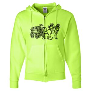Unisex NuBlend® Full-Zip Hooded Sweatshirt Thumbnail