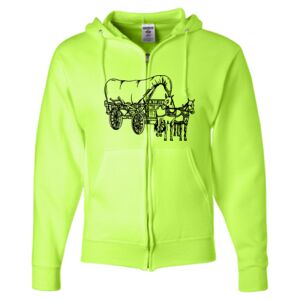 Unisex NuBlend® Full-Zip Hooded Sweatshirt Thumbnail