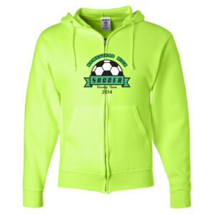 Unisex NuBlend® Full-Zip Hooded Sweatshirt Thumbnail