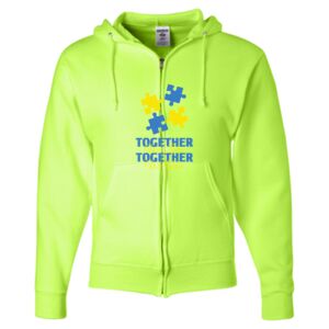 Unisex NuBlend® Full-Zip Hooded Sweatshirt Thumbnail