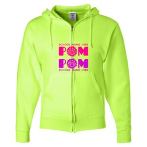 Unisex NuBlend® Full-Zip Hooded Sweatshirt Thumbnail