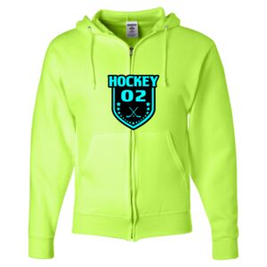Unisex NuBlend® Full-Zip Hooded Sweatshirt Thumbnail