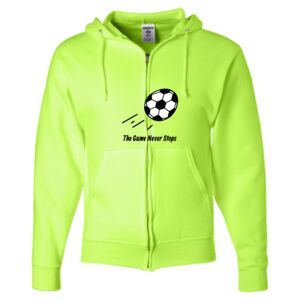 Unisex NuBlend® Full-Zip Hooded Sweatshirt Thumbnail