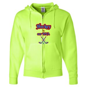 Unisex NuBlend® Full-Zip Hooded Sweatshirt Thumbnail