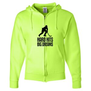 Unisex NuBlend® Full-Zip Hooded Sweatshirt Thumbnail